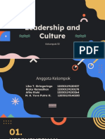 Leadership and Culture: Kelompok 10