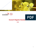 Ecocert Organic Standard v05 Ecocert Organic Standard French Version