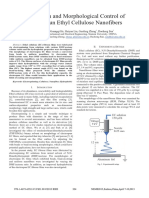 Fabrication and Morphological Control of Electrospun Ethyl Cellulose Nanofibers