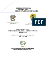 Convocatoria Nacional Especializacion Inteligencia 2023