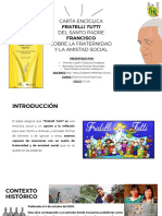 Carta Encíclica Fratelli Tutti
