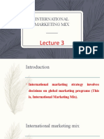 International Marketing Mix