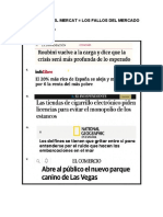 Les Errades Del Mercat Los Fallos Del Mercado: Titulars de Notícies