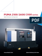 High-Performance Turning Center: PUMA 2100/2600/3100 Series