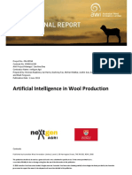 On 00554 Artificial Intelligence in Wool Production Final Report