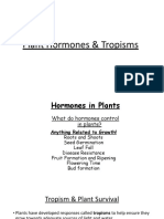 Plant Hormones & Tropisms