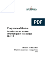 Programme D'études:: Introduction Au Soutien Informatique Et Réseautique 02411B