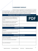 HR Assessment Checklist Review