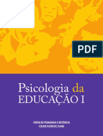 Psicologia: Educação I