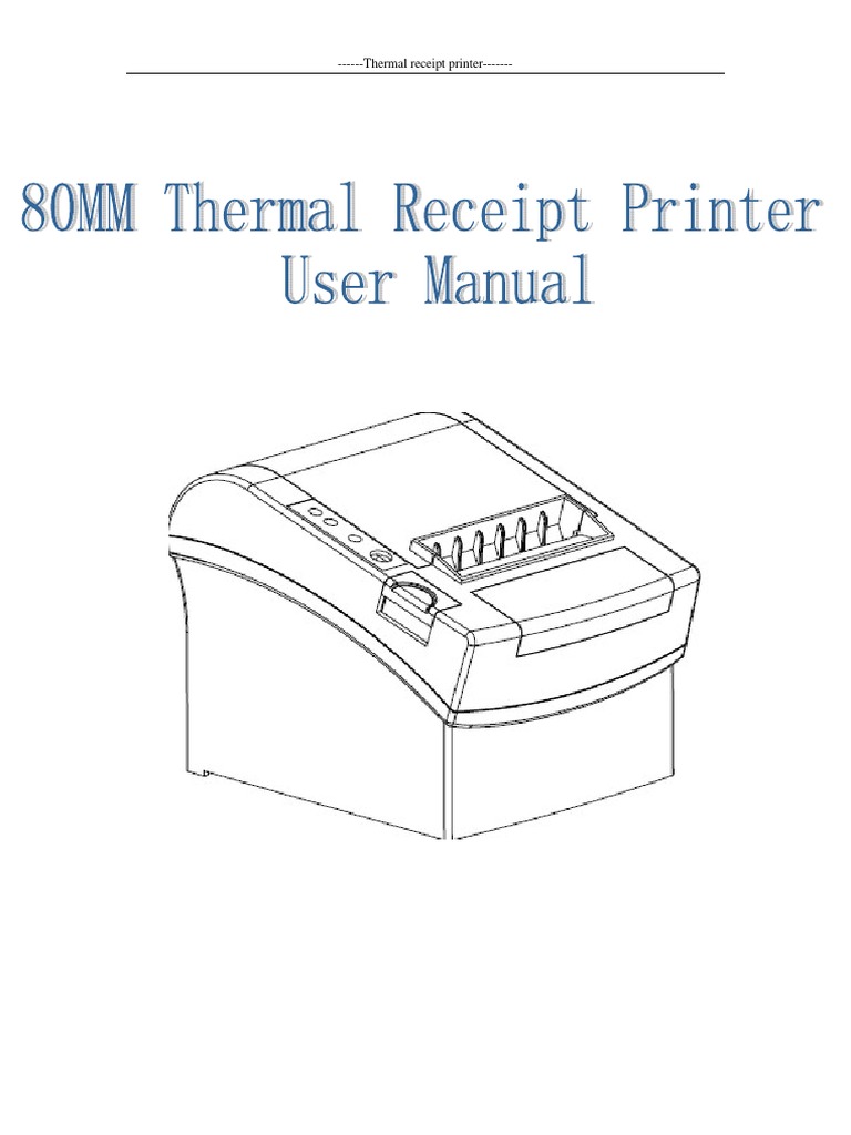 An InDepth Guide to Thermal Receipt Printers Features, Specifications
