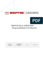 Protocolo Atencion Responsabilidad Civil Material: Subgerencia Indemnizaciones y Prestaciones Versión 1.1 Septiembre 2022