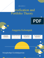 Diversification and Portfolio Theory: Kelompok 1