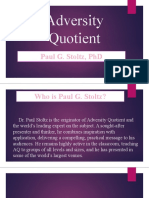 Adversity Quotient: Paul G. Stoltz, PHD