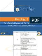 Histology I: Dr. Mustafa Ghanim & Dr. Fatina Hanbali