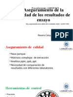 Aseguramiento de La Calidad de Los Resultados de Ensayo: Procedimiento: LABSER P23