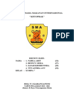 Proposal Usaha Makanan Internasional 'KETOPRAK''