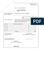 Format Excel Kesekretariatan