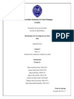 Universidad Autónoma de Santo Domingo (UASD) : Metodología de La Investigación en Salud W05