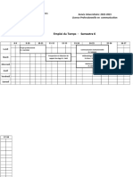 Emploi Du Tps LPCO S6 2022-23