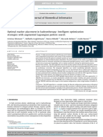 Optimal marker placement strategies for hadron therapy