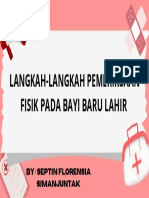 Langkah-Langkah Pemeriksaan Fisik Pada Bayi Baru Lahir