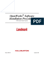 OpenWorks SoftwareInstallation Procedures