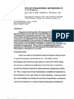 Spodoptera Littoral/S: Intermediates of Sticmasterol Metabolism IN