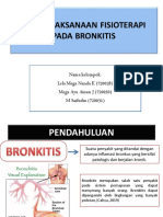 Penatalaksanaan Fisioterapi Pada Bronkitis