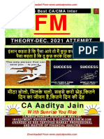 CA Inter FM Short Theory by CA Aaditya Jain For Dec 21 Exam Only