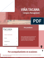 VIÑA TACAMA Category Management