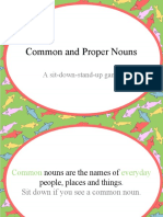 Common and Proper Nouns Game