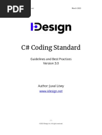 C# Coding Standard: Guidelines and Best Practices