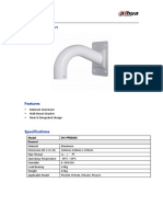 DH-PFB300S: Wall Mount Bracket