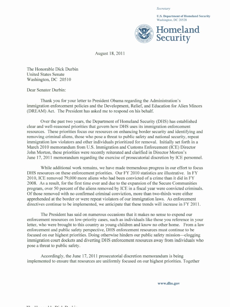 DHS Immigration Enforcement Policies Update | PDF | U.S. Immigration ...