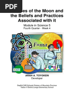 Detailed Lesson Plan in Science 5-Phases of The Moon | PDF