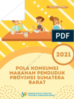 Pola Konsumsi Makanan Penduduk Provinsi Sumatera Barat 2021
