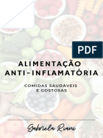 ALIMENTAÇÃO ANTI-INFLAMATÓRIA COM CARDÁPIO SAUDÁVEL