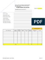 Activity Budget Calculator