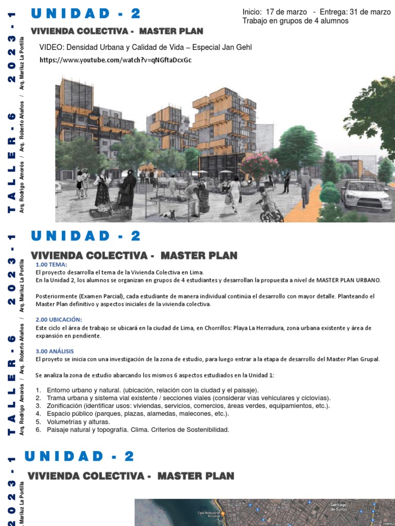 Master Plan de Vivienda Colectiva en Lima | PDF