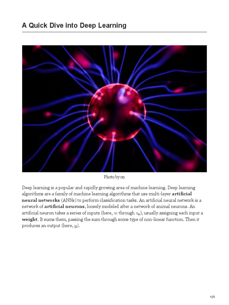 Dive Into Deep Learning Fundamental Walkthrough 1638714338 PDF Artificial Neural Network