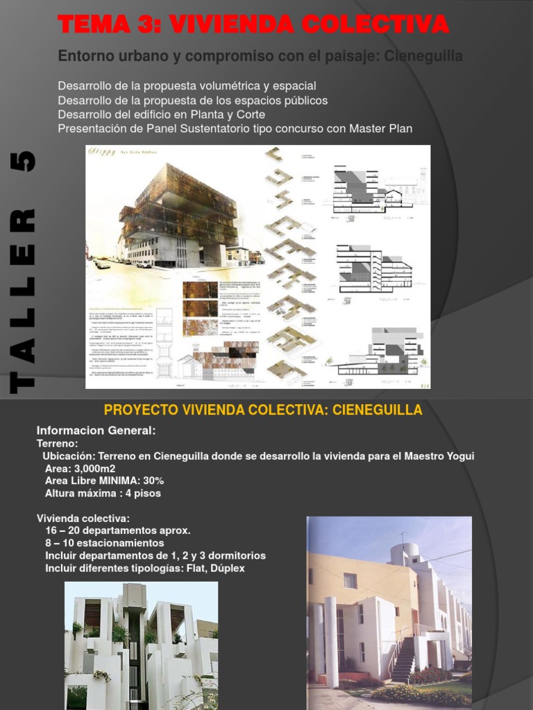 Propuesta de Vivienda Colectiva en Cieneguilla | PDF | Arte
