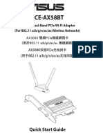 Pce-Ax58Bt: Ax3000 Dual-Band Pcie Wi-Fi Adapter (For 802.11 A/B/G/N/Ac/Ax Wireless Networks)