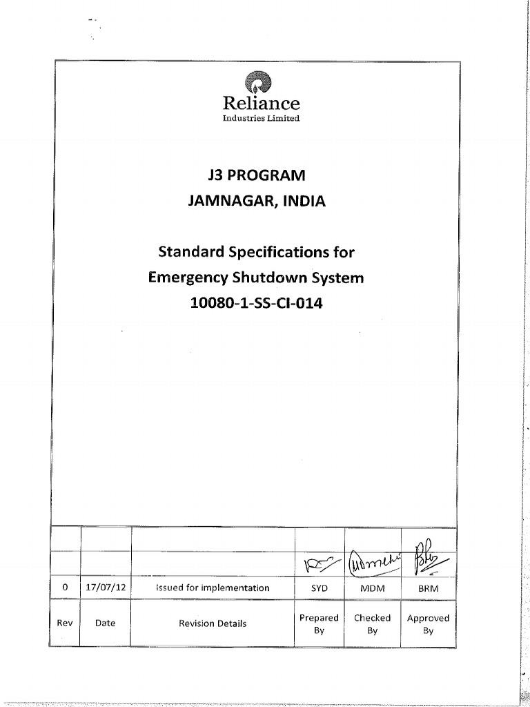 10080-1-ss-ci-014r0v1-0-std-spec-for-emergency-shutdown-system