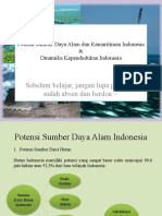 Potensi Sumber Daya Alam Dan Kemaritiman Indonesia