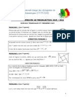 (Conam) : Comité National Chargé Des Olympiades de Mathématiques