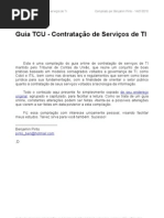 Contratação de Serviços de TI - Guia TCU