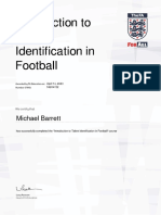 Introduction To Talent Identification in Football - The FA Level 1 in Talent ID