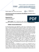 Disposición de Inicio de Diligencias Preliminares en La PNP - C.F. 86-2023