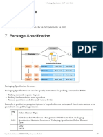 Package Specification - SAP Quick Guide