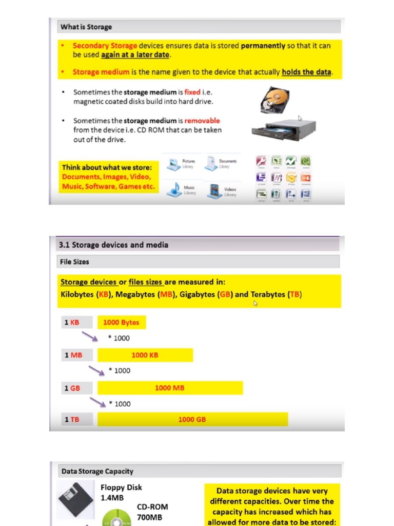 Ch3 Storage Devices and Media PDF